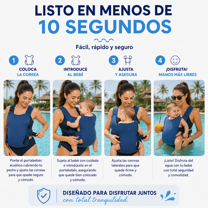 Aquora® | Portabebé Acuático